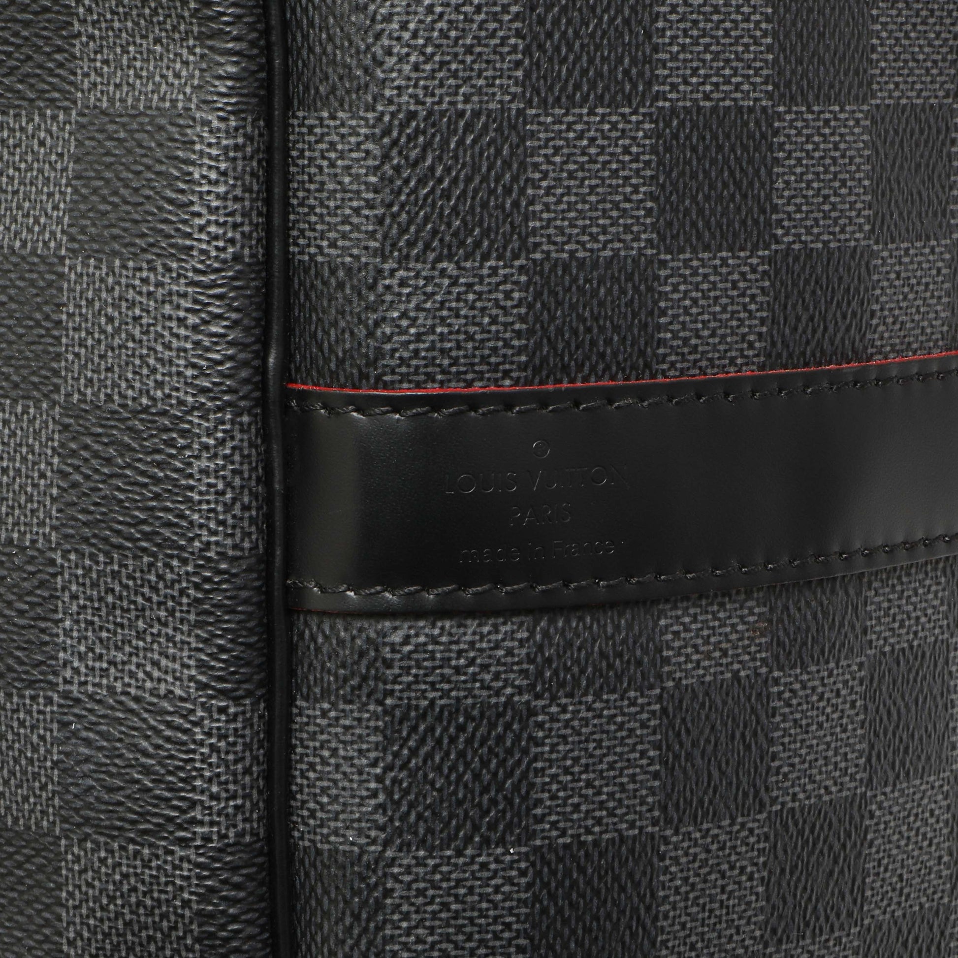 Exclusive Louis Vuitton Damier Graphite Keepall 55 Bandouliere — Alternate View 10