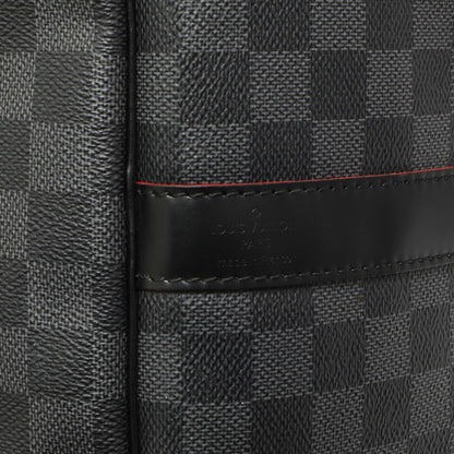 Exclusive Louis Vuitton Damier Graphite Keepall 55 Bandouliere — Alternate View 10