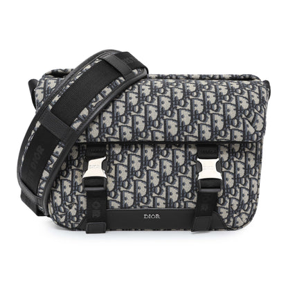 Exclusive Christian Dior Oblique Explorer Messenger Bag — Front View