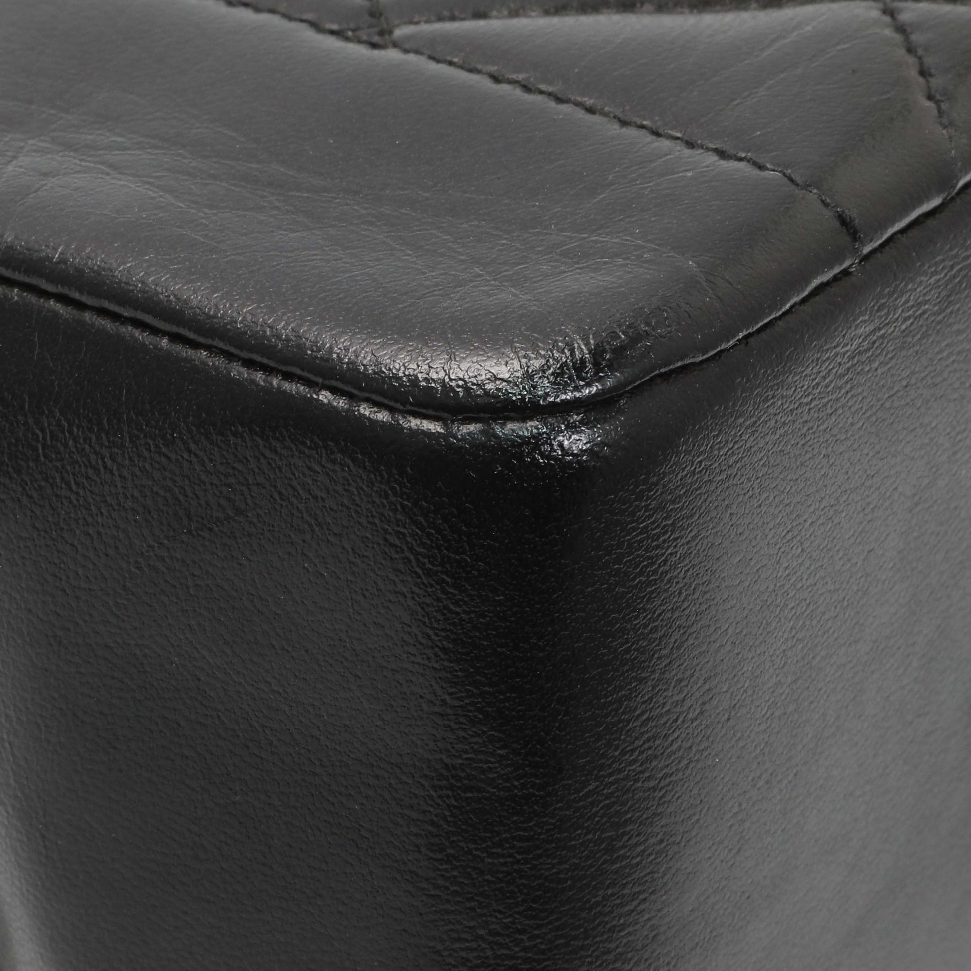 Exclusive Chanel Vintage Black Quilted Lambskin Small Diana Flap — Lifestyle View