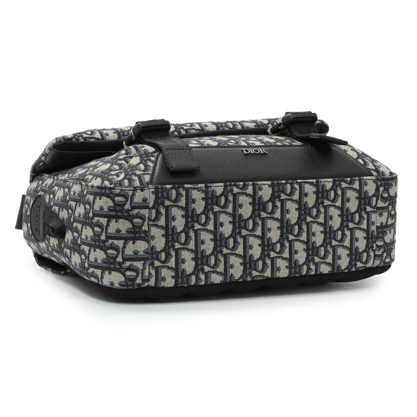 Exclusive Christian Dior Oblique Explorer Messenger Bag — Back View