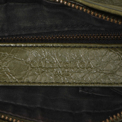 Exclusive Balenciaga Olive Agneau Classic Hip — Alternate View 9