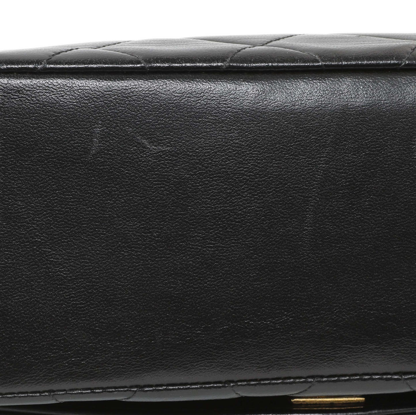 Exclusive Chanel Vintage Black Quilted Lambskin Small Diana Flap — Alternate View 13