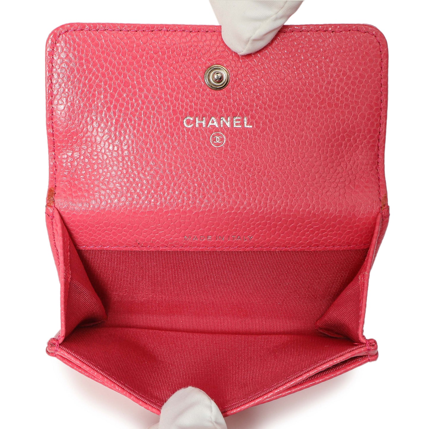 Exclusive Chanel Pink Caviar Camellia Card Holder — Alternate View 12