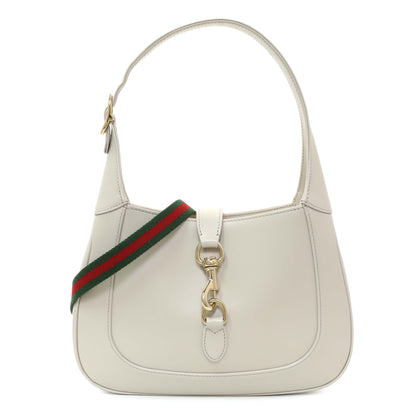 Exclusive Gucci Grey Calfskin Small Jackie Shoulder Bag — Front View