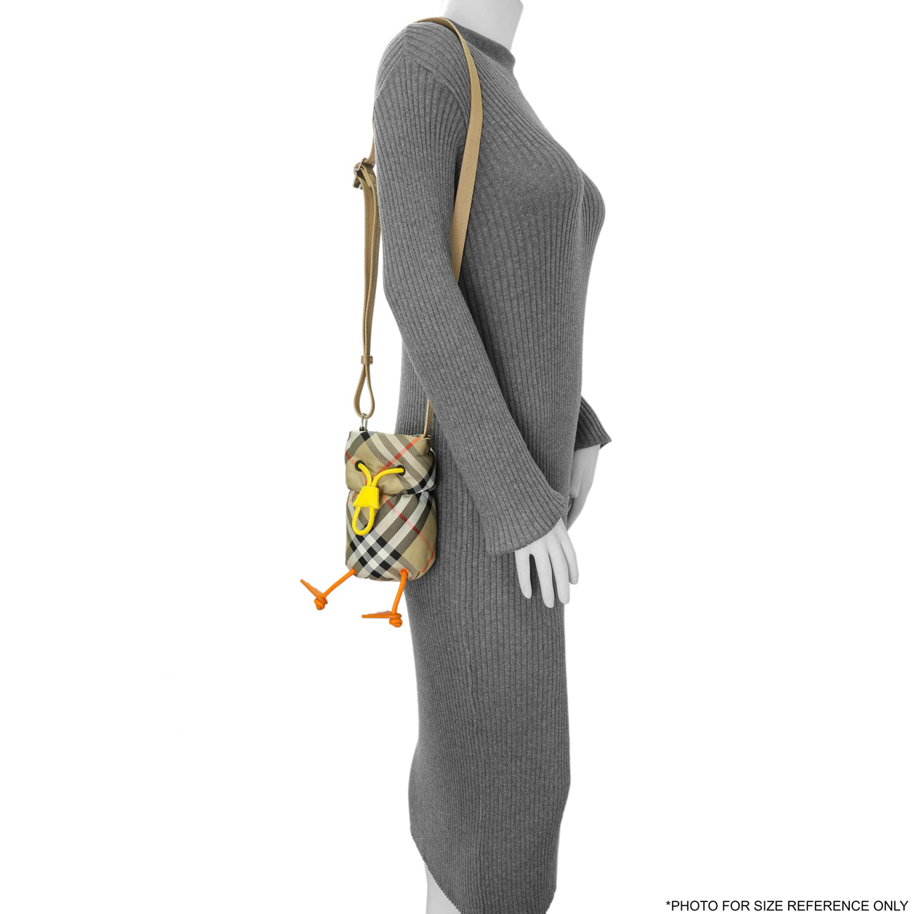 Exclusive Burberry Sand Check Nylon Duck Bottle Holder — Alternate View 8