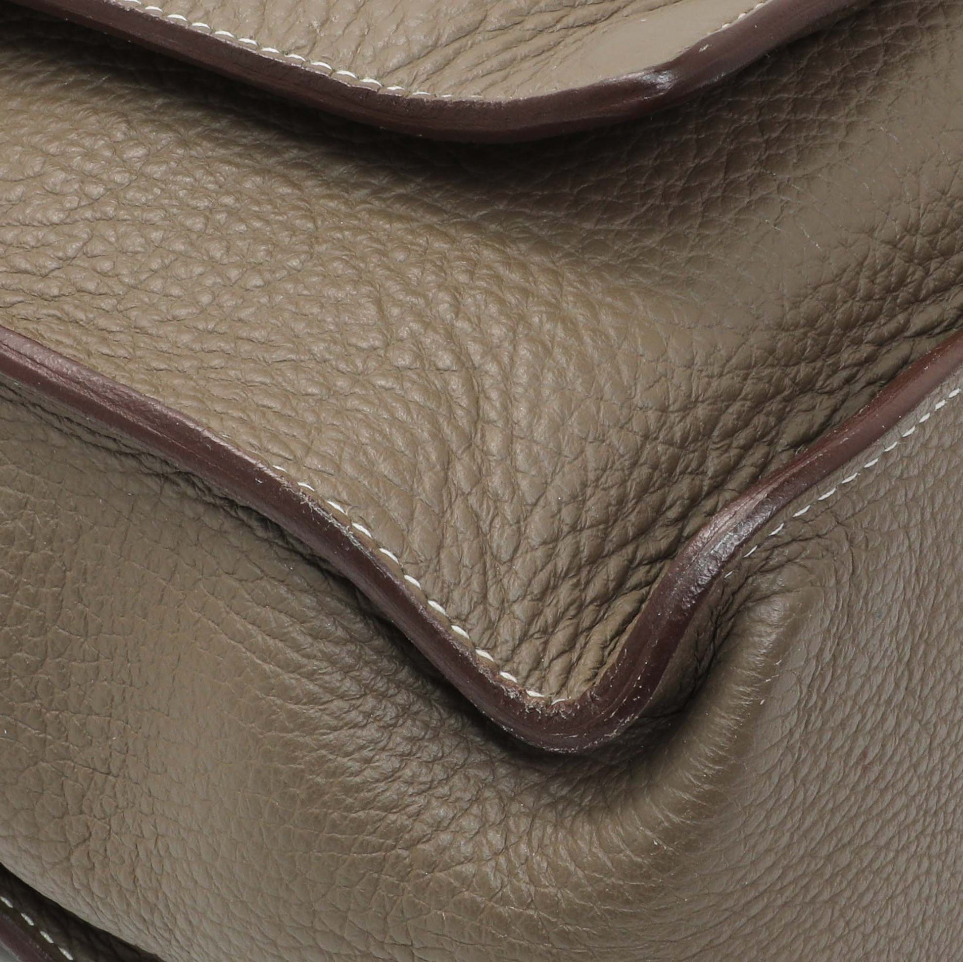 Exclusive Hermes Grey Togo Marwari PM — Top View