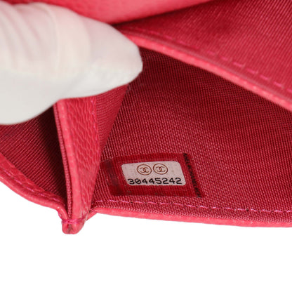 Exclusive Chanel Pink Caviar Camellia Card Holder — Alternate View 14