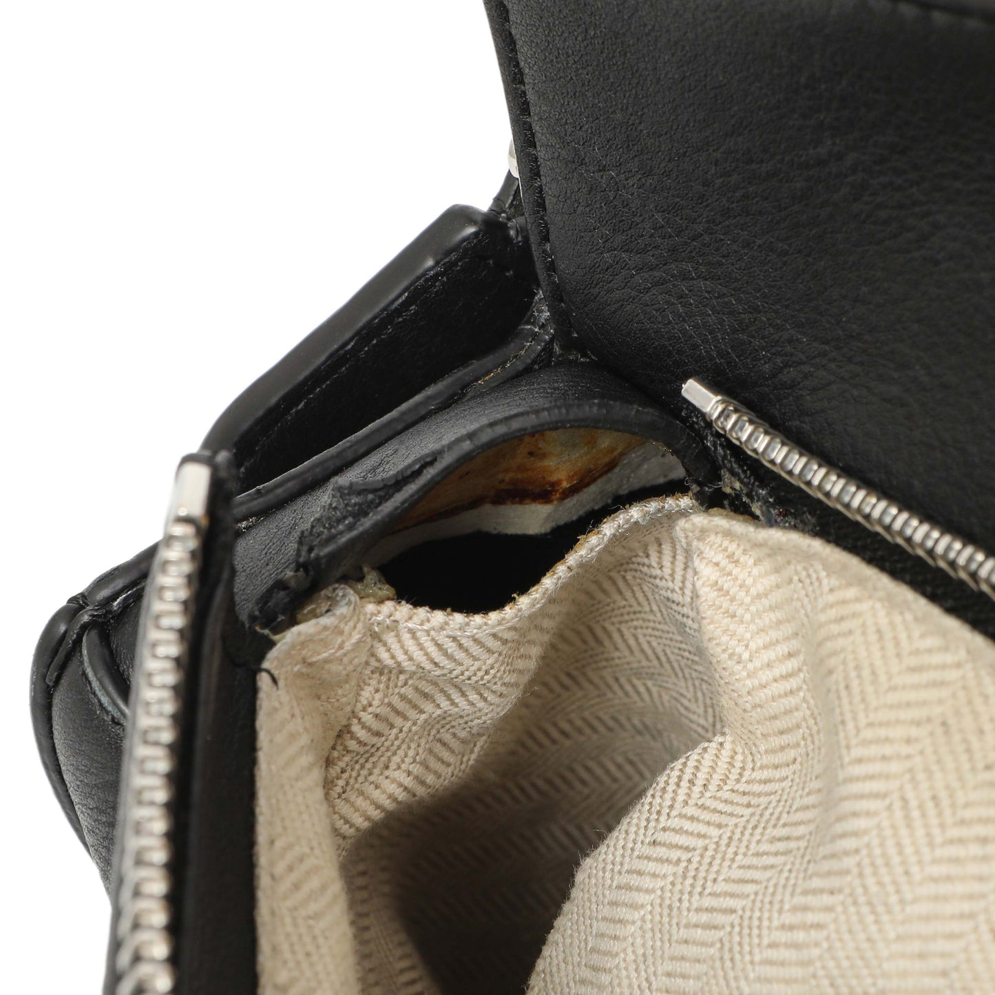 Exclusive Loewe Black Calfskin Medium Puzzle Bag — Alternate View 12