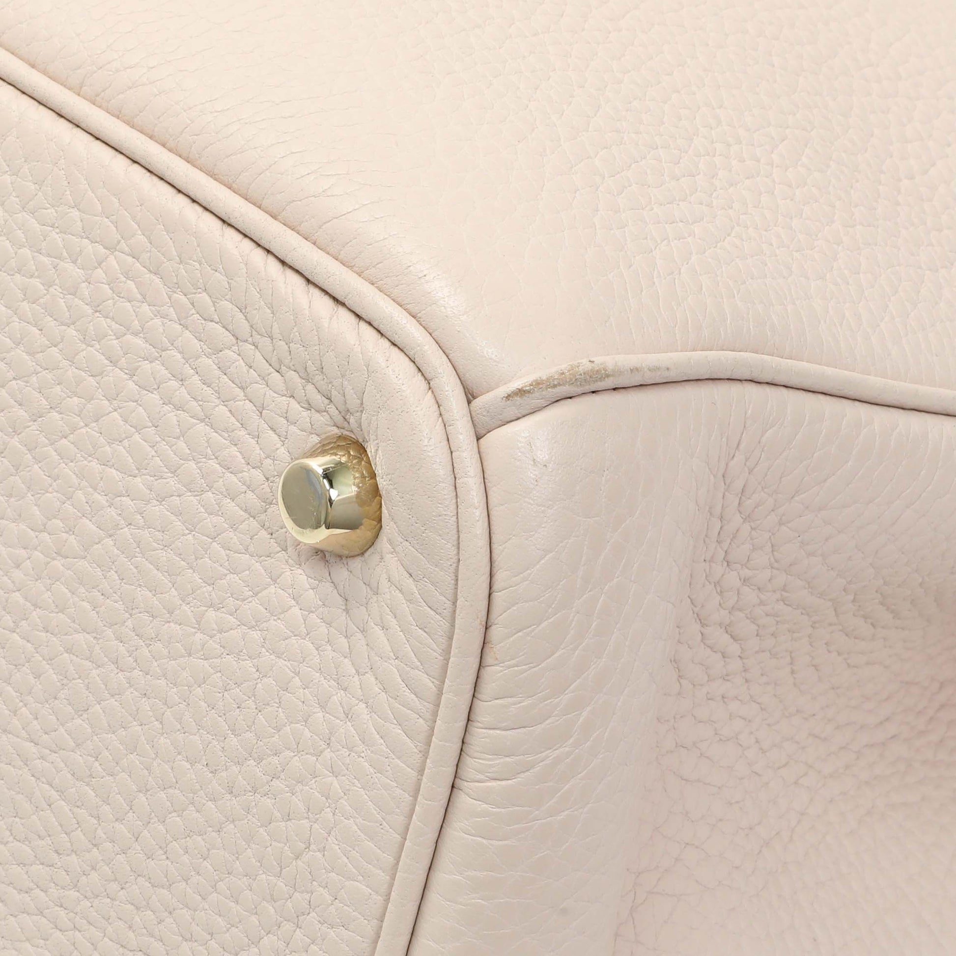 Exclusive Christian Dior Rose Poudre Bullcalf Medium Diorissimo — Detail View