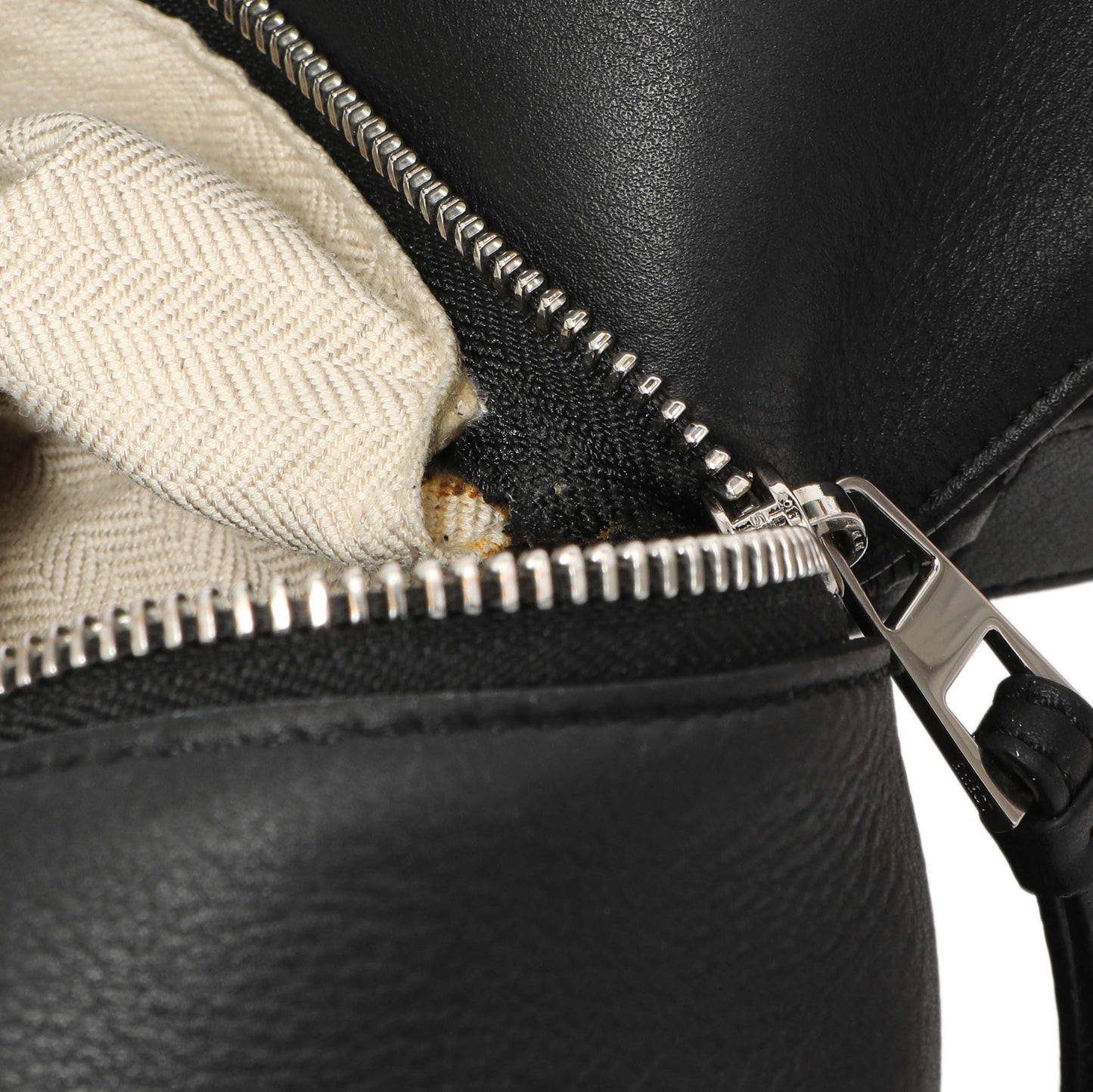 Exclusive Loewe Black Calfskin Medium Puzzle Bag — Alternate View 13
