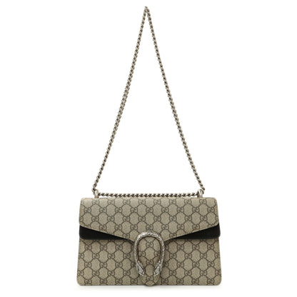 Exclusive Gucci GG Supreme Monogram Small Dionysus Shoulder Bag — Front View