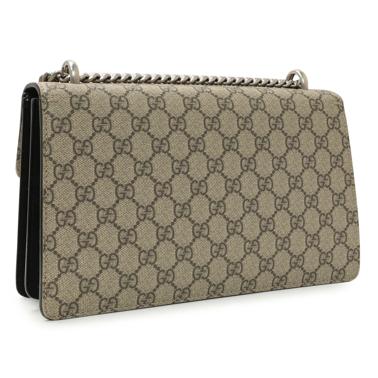 Exclusive Gucci GG Supreme Monogram Small Dionysus Shoulder Bag — Back View