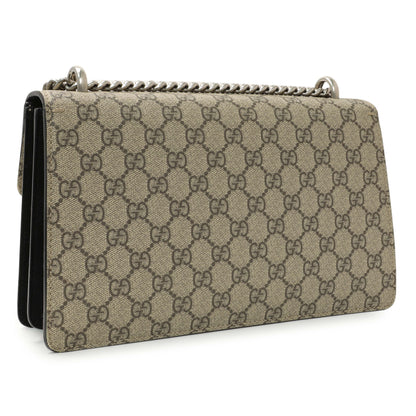 Exclusive Gucci GG Supreme Monogram Small Dionysus Shoulder Bag — Back View
