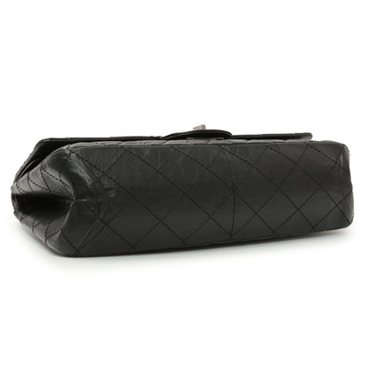 Exclusive Chanel Black Quilted Aged Calfskin 2.55 Reissue 227 Flap — Back View
