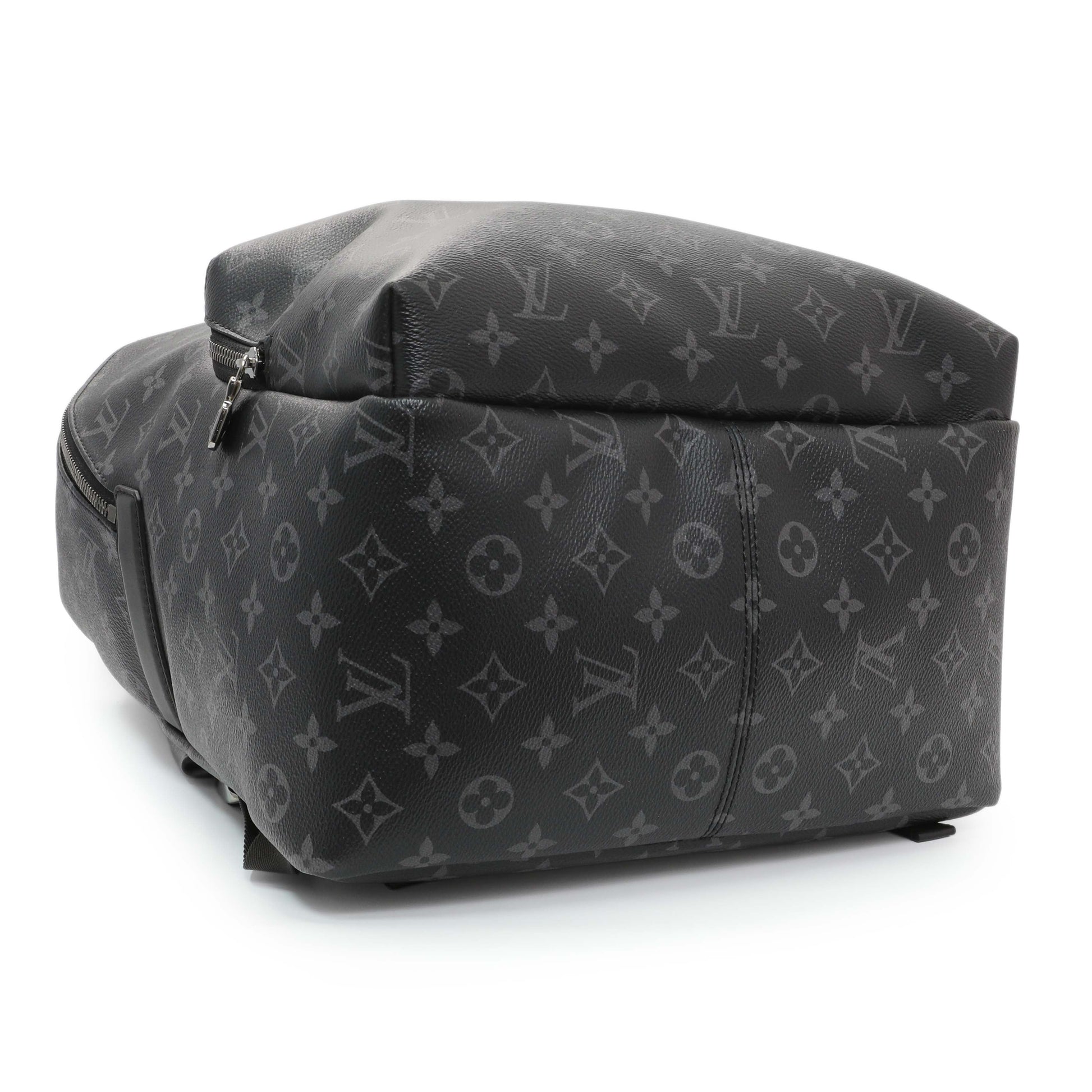 Exclusive Louis Vuitton Monogram Eclipse Discovery Backpack PM — Back View
