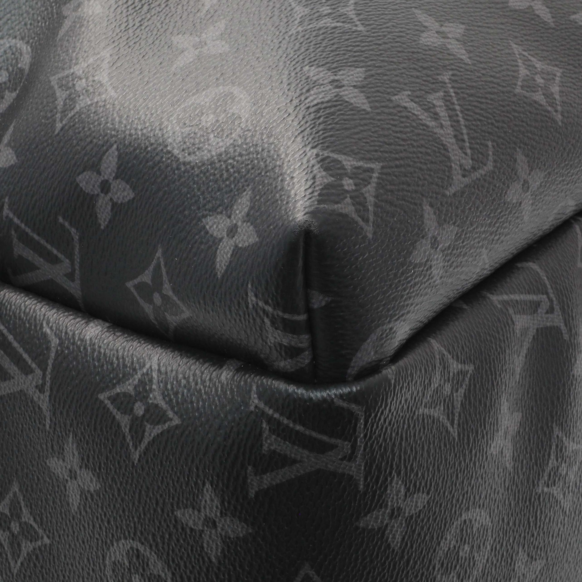 Exclusive Louis Vuitton Monogram Eclipse Discovery Backpack PM — Top View