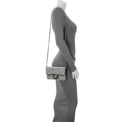 Exclusive Chanel Black Calfskin Pearly Wallet On Chain — Alternate View 7