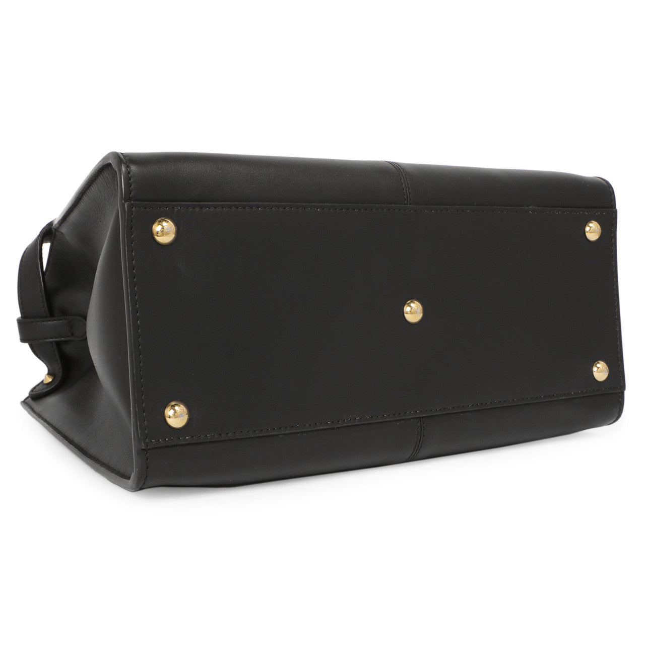 Exclusive Fendi Black Vitello Seta Medium Peekaboo X-Lite — Top View