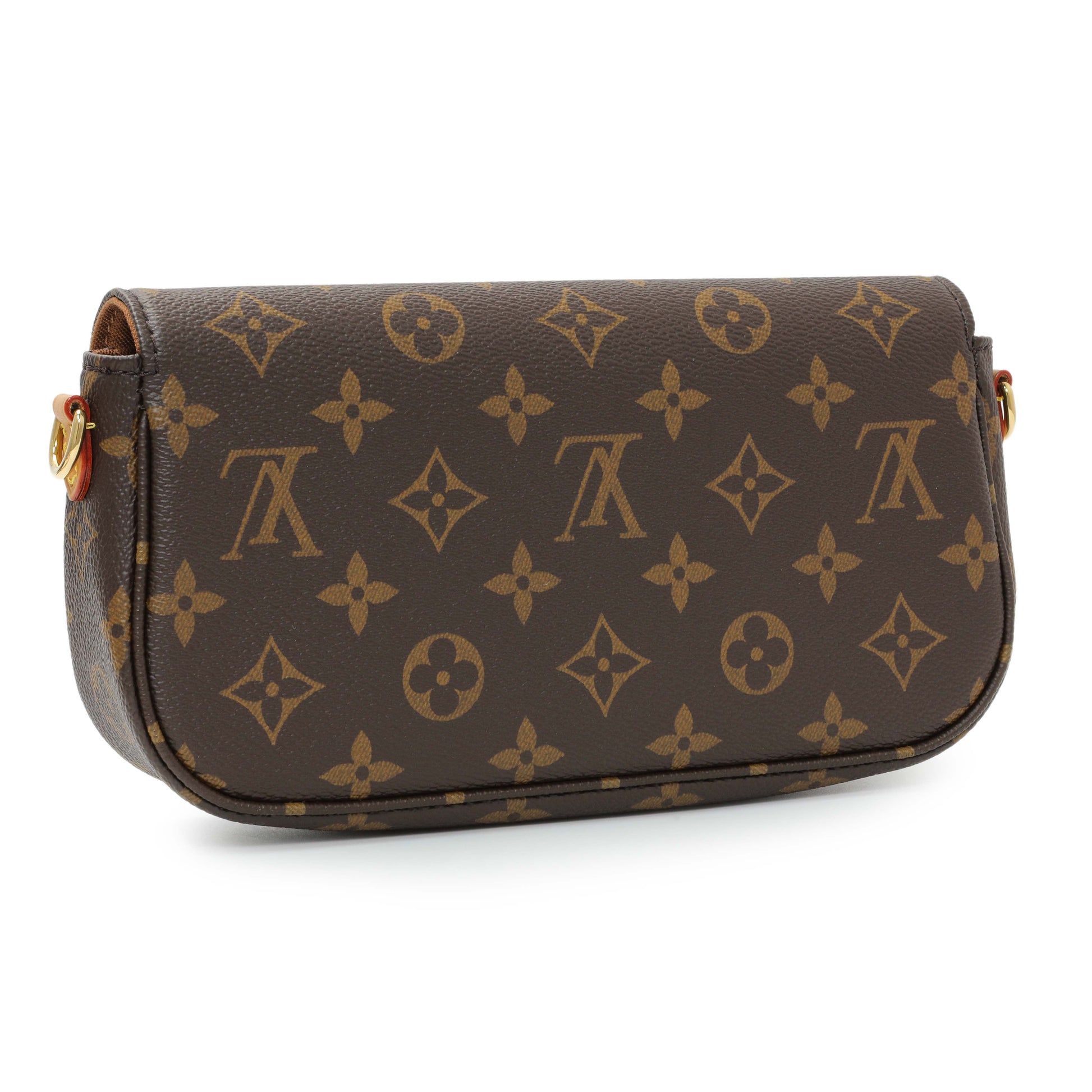 Exclusive Louis Vuitton Monogram Ivy Wallet On Chain — Side View