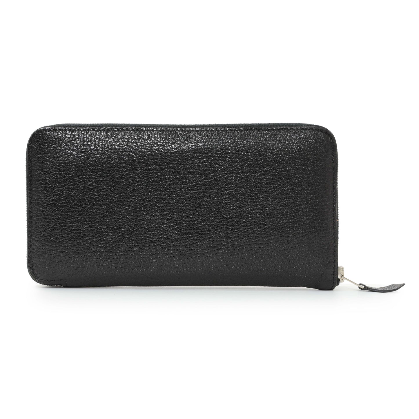 Exclusive Hermes Black Chevre Azap Wallet — Side View