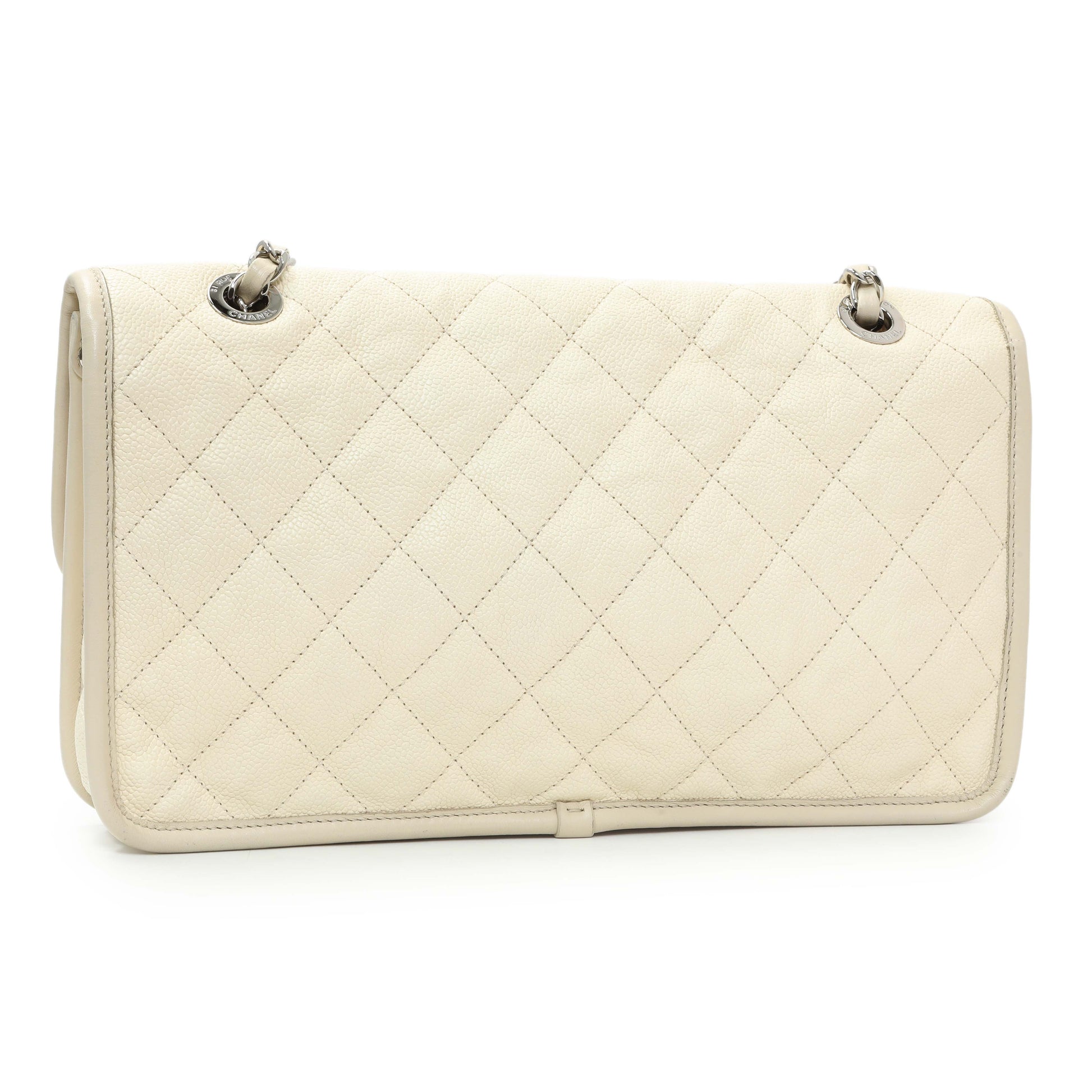 Exclusive Chanel Caviar Medium French Riviera Flap Bag — Side View