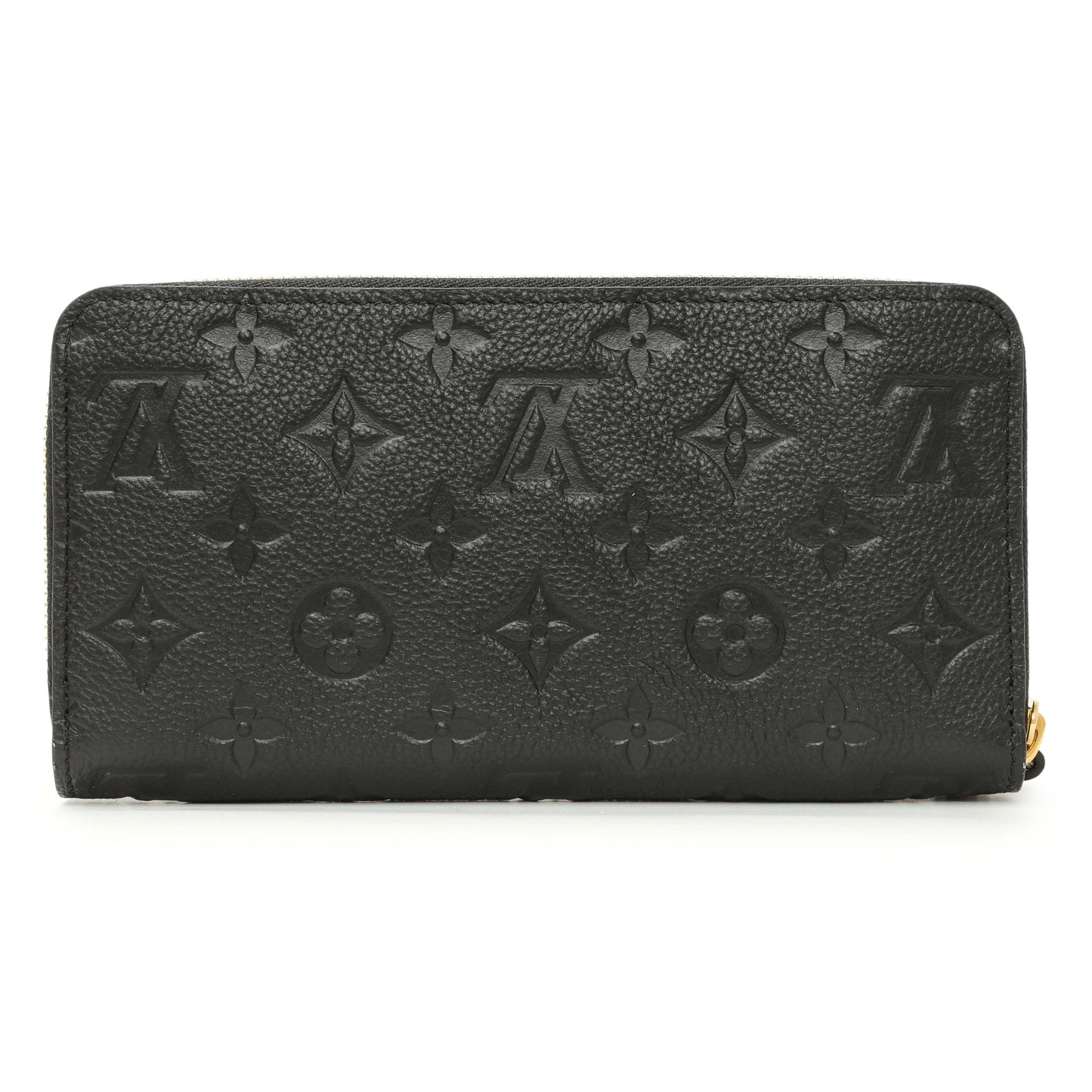 Exclusive Louis Vuitton Black Empreinte Zippy Wallet — Side View