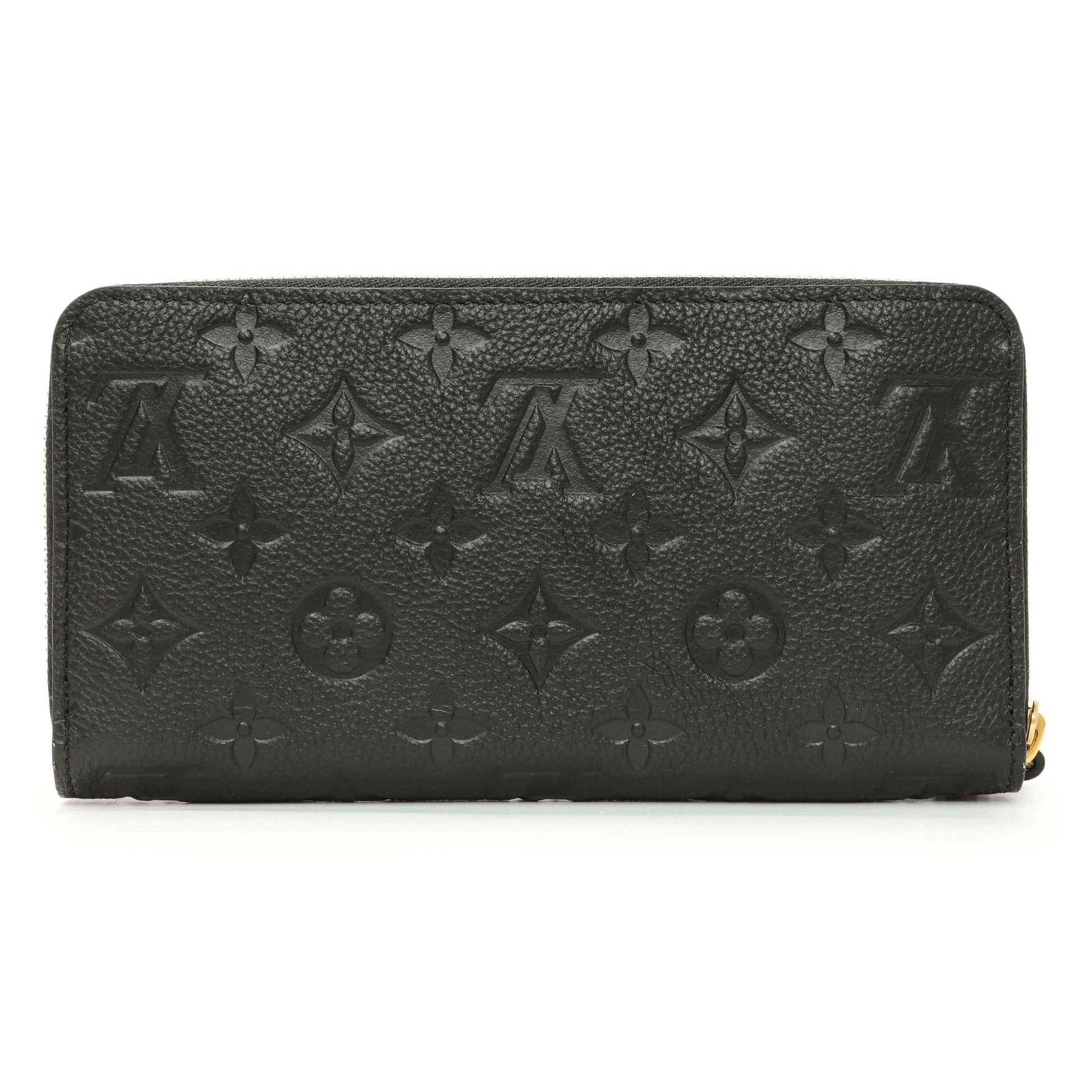 Exclusive Louis Vuitton Black Empreinte Zippy Wallet — Side View