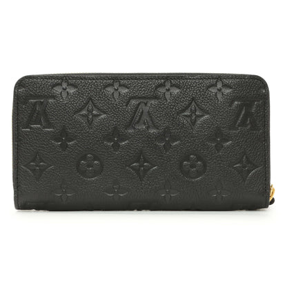 Exclusive Louis Vuitton Black Empreinte Zippy Wallet — Side View