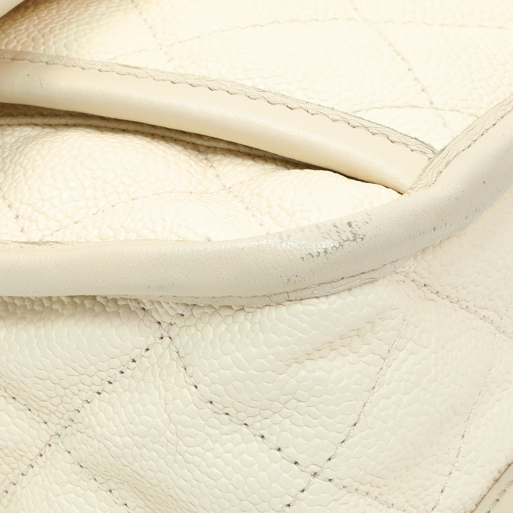 Exclusive Chanel Caviar Medium French Riviera Flap Bag — Top View