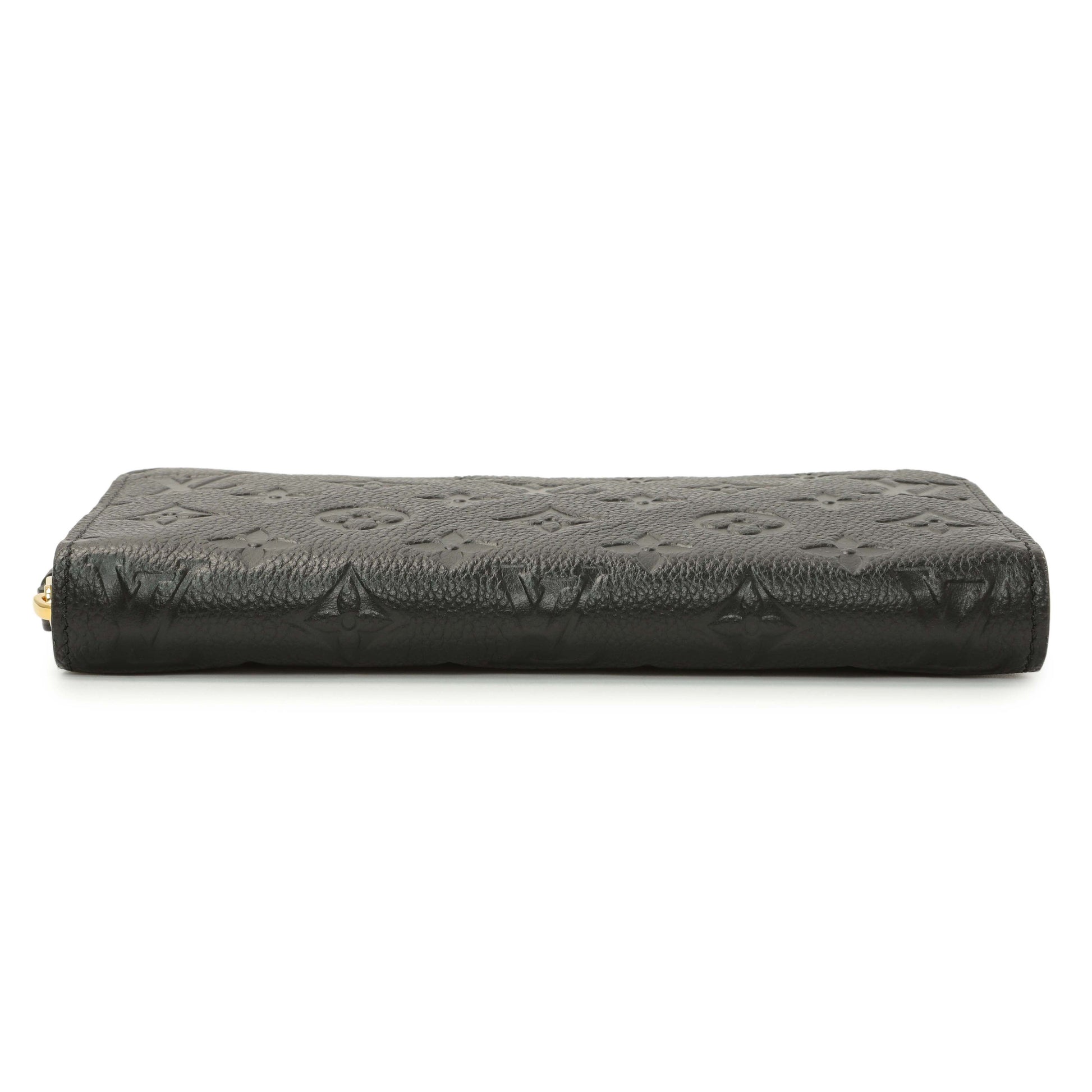 Exclusive Louis Vuitton Black Empreinte Zippy Wallet — Back View