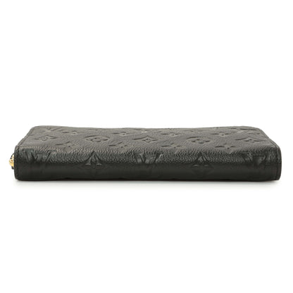 Exclusive Louis Vuitton Black Empreinte Zippy Wallet — Back View