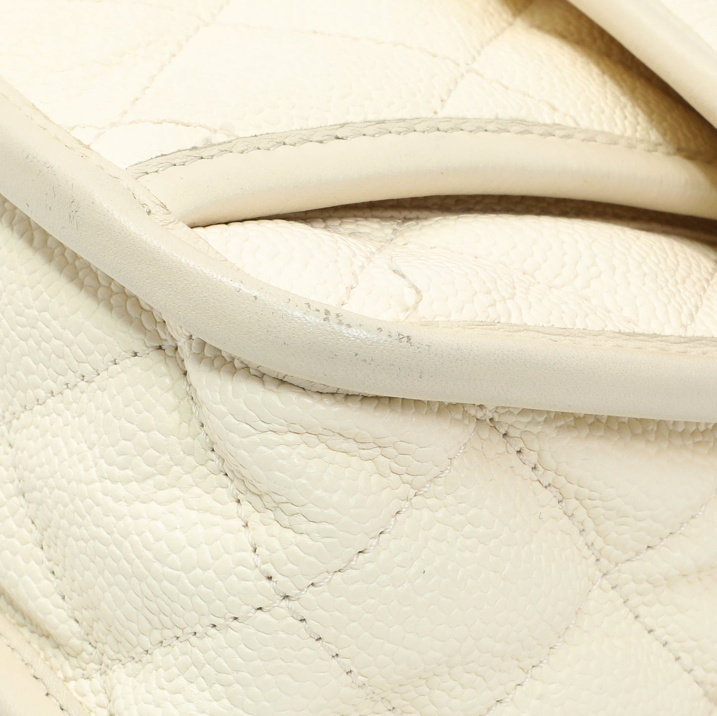 Exclusive Chanel Caviar Medium French Riviera Flap Bag — Detail View