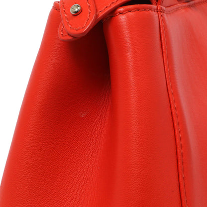 Exclusive Fendi Papavero Nappa Mini Peekaboo Iconic Satchel — Alternate View 12