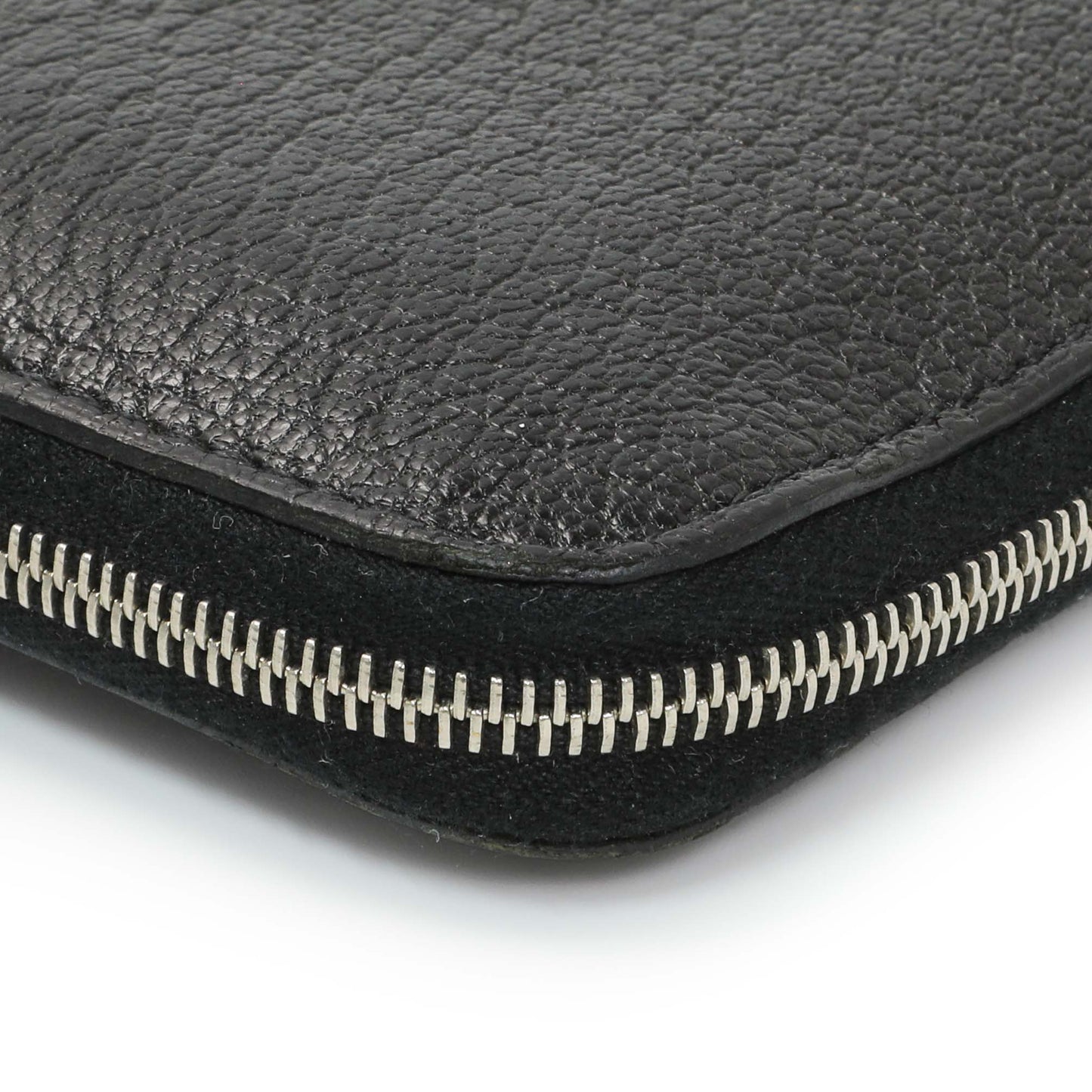 Exclusive Hermes Black Chevre Azap Wallet — Lifestyle View
