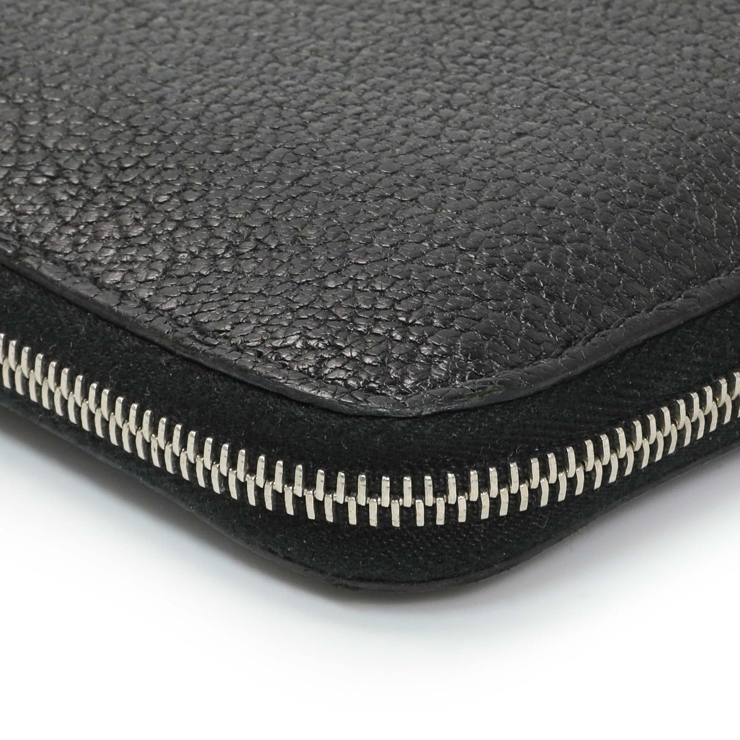 Exclusive Hermes Black Chevre Azap Wallet — Alternate View 7