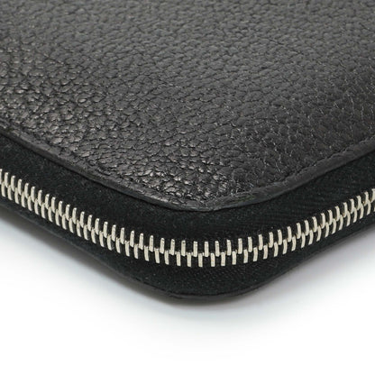 Exclusive Hermes Black Chevre Azap Wallet — Alternate View 7