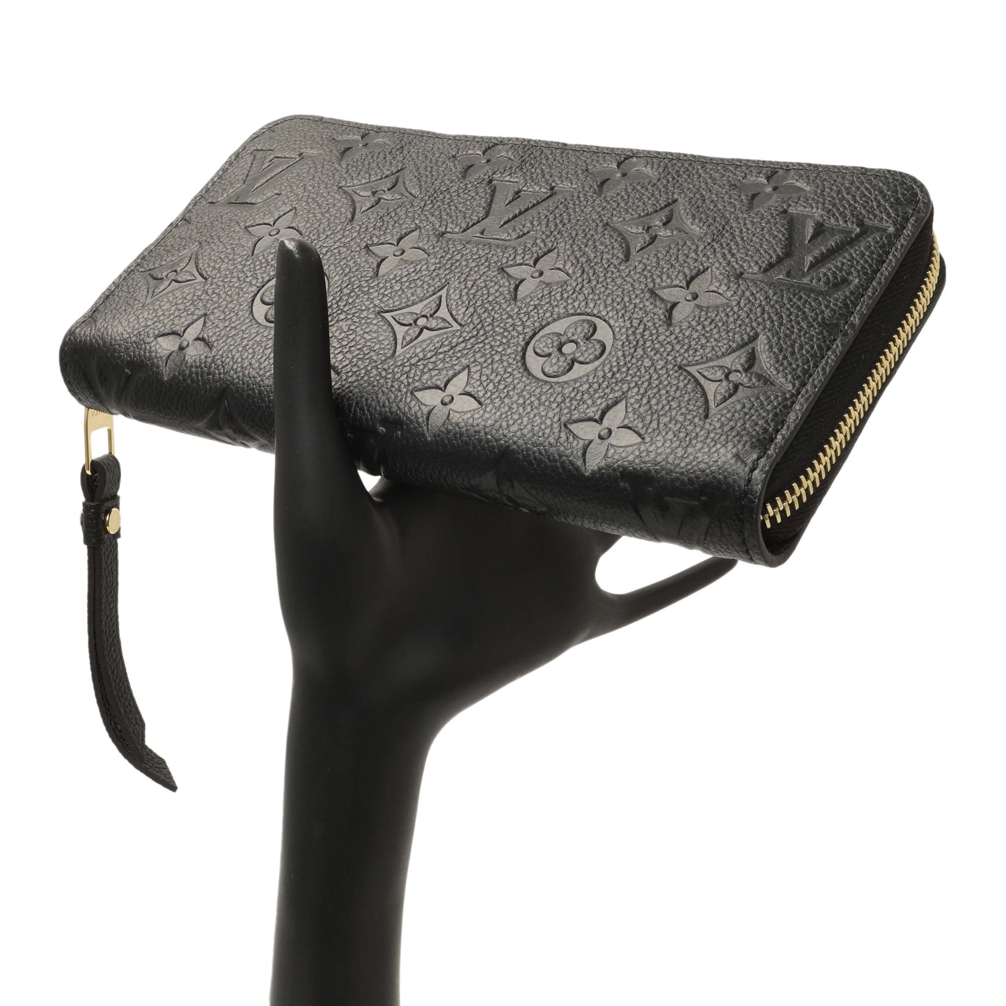 Exclusive Louis Vuitton Black Empreinte Zippy Wallet — Alternate View 8