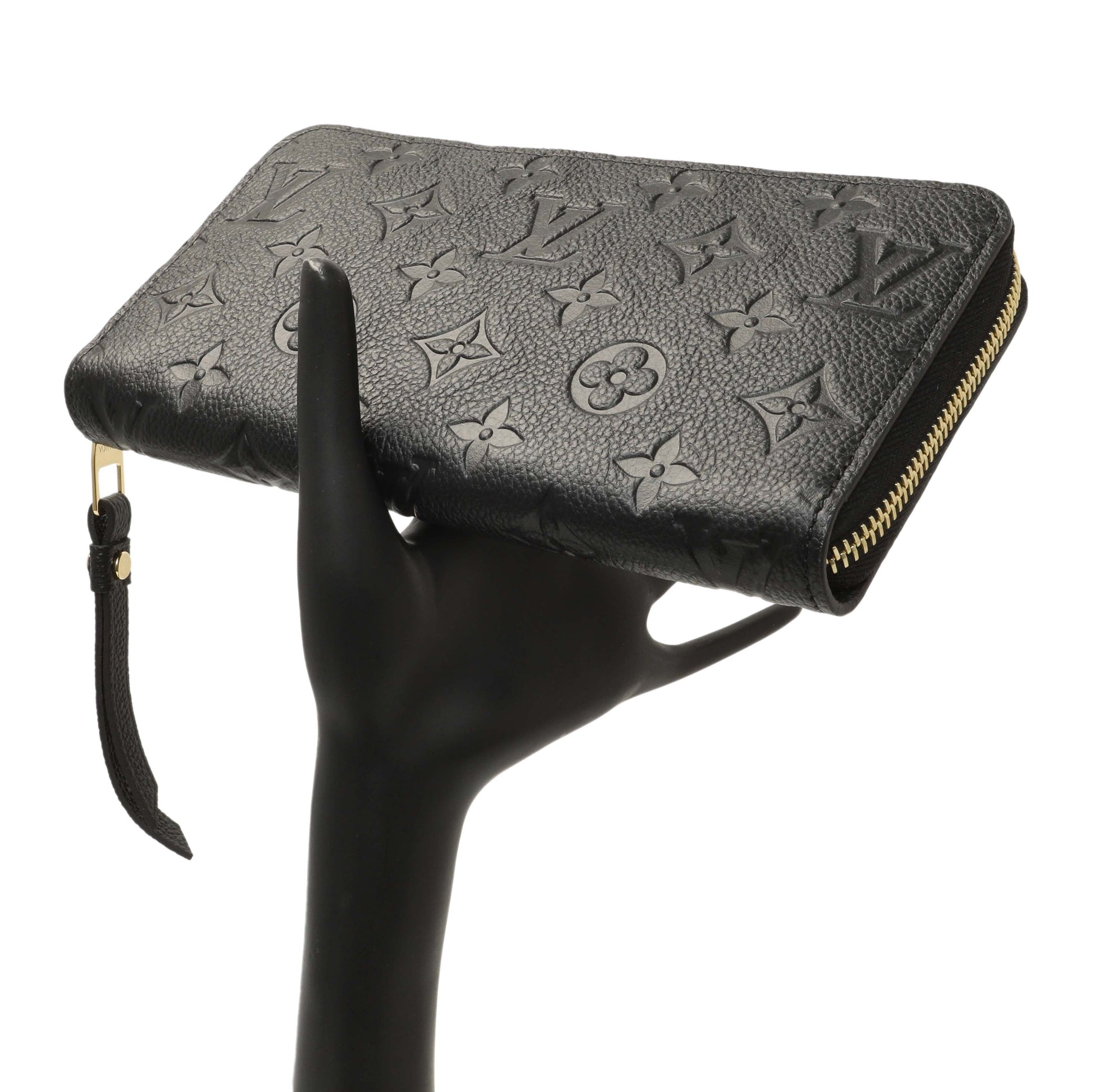 Exclusive Louis Vuitton Black Empreinte Zippy Wallet — Alternate View 8