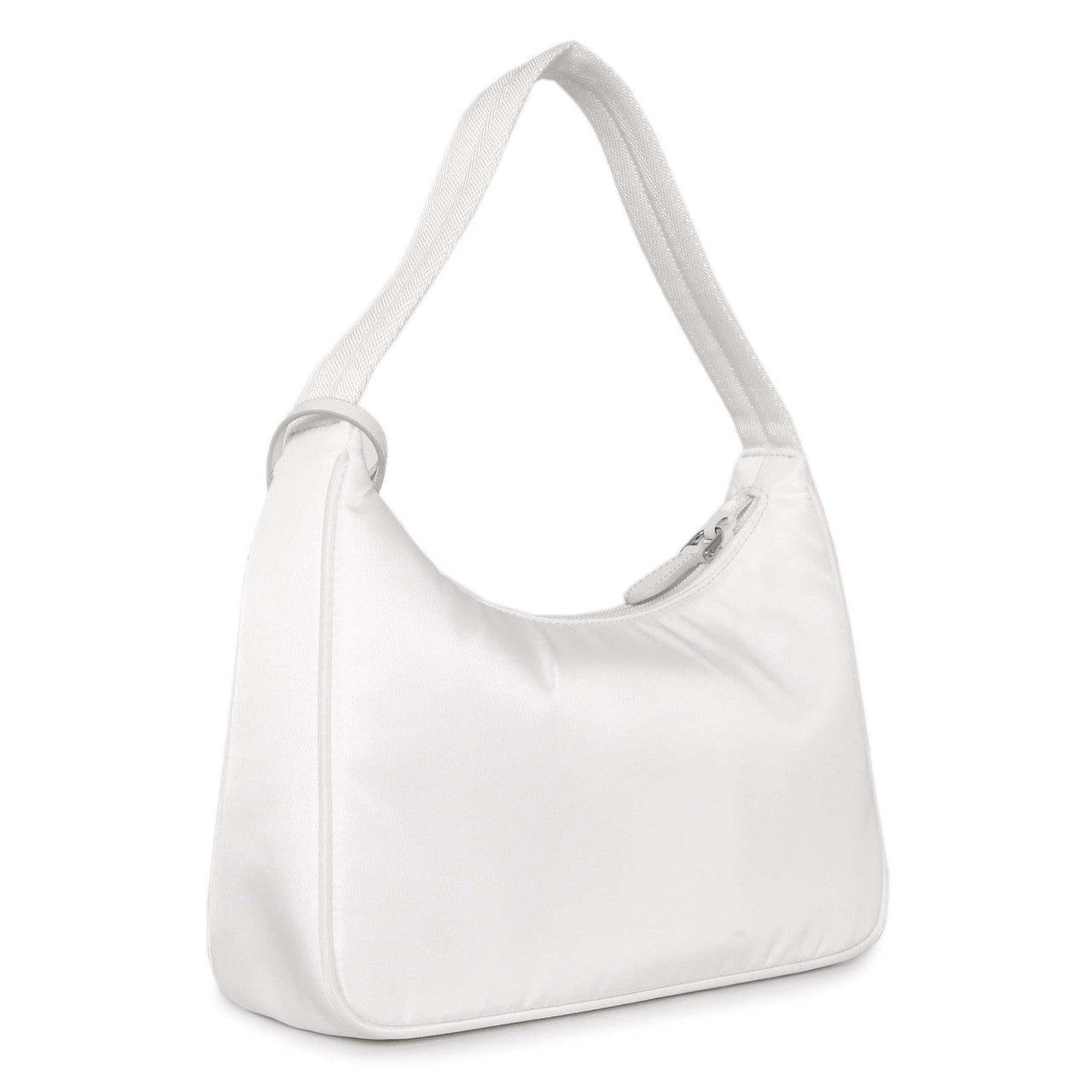 Exclusive Prada Bianco Re-Nylon Mini Re-Edition 2000 — Side View