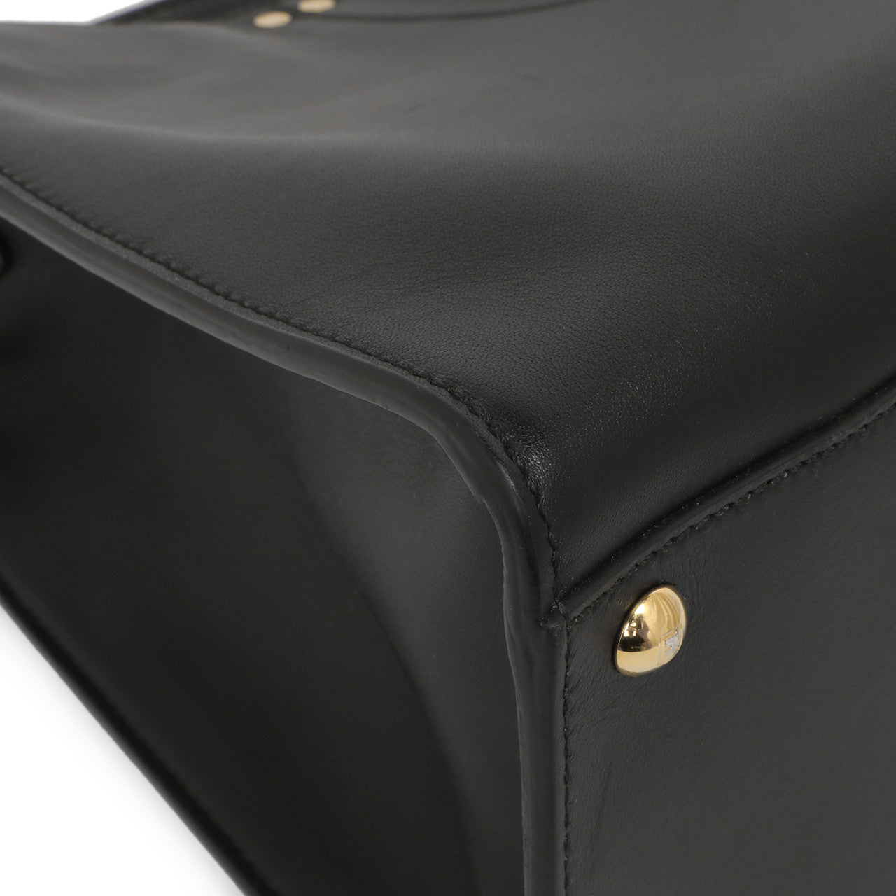 Exclusive Fendi Black Vitello Seta Medium Peekaboo X-Lite — Alternate View 7