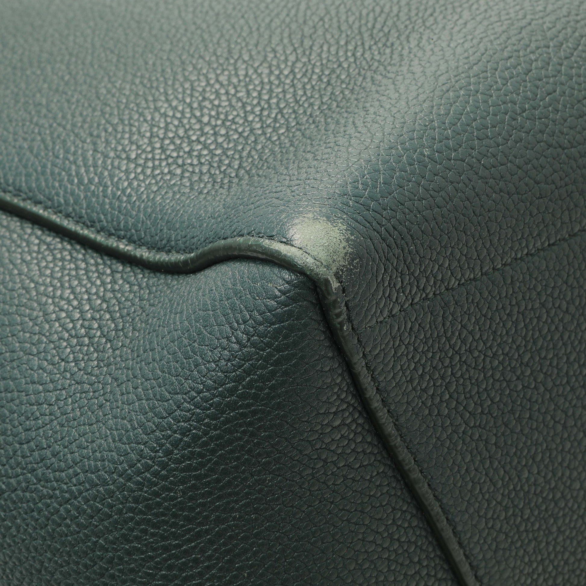 Exclusive Celine Amazone Soft Grained Calfskin Sangle Bucket Bag — Top View
