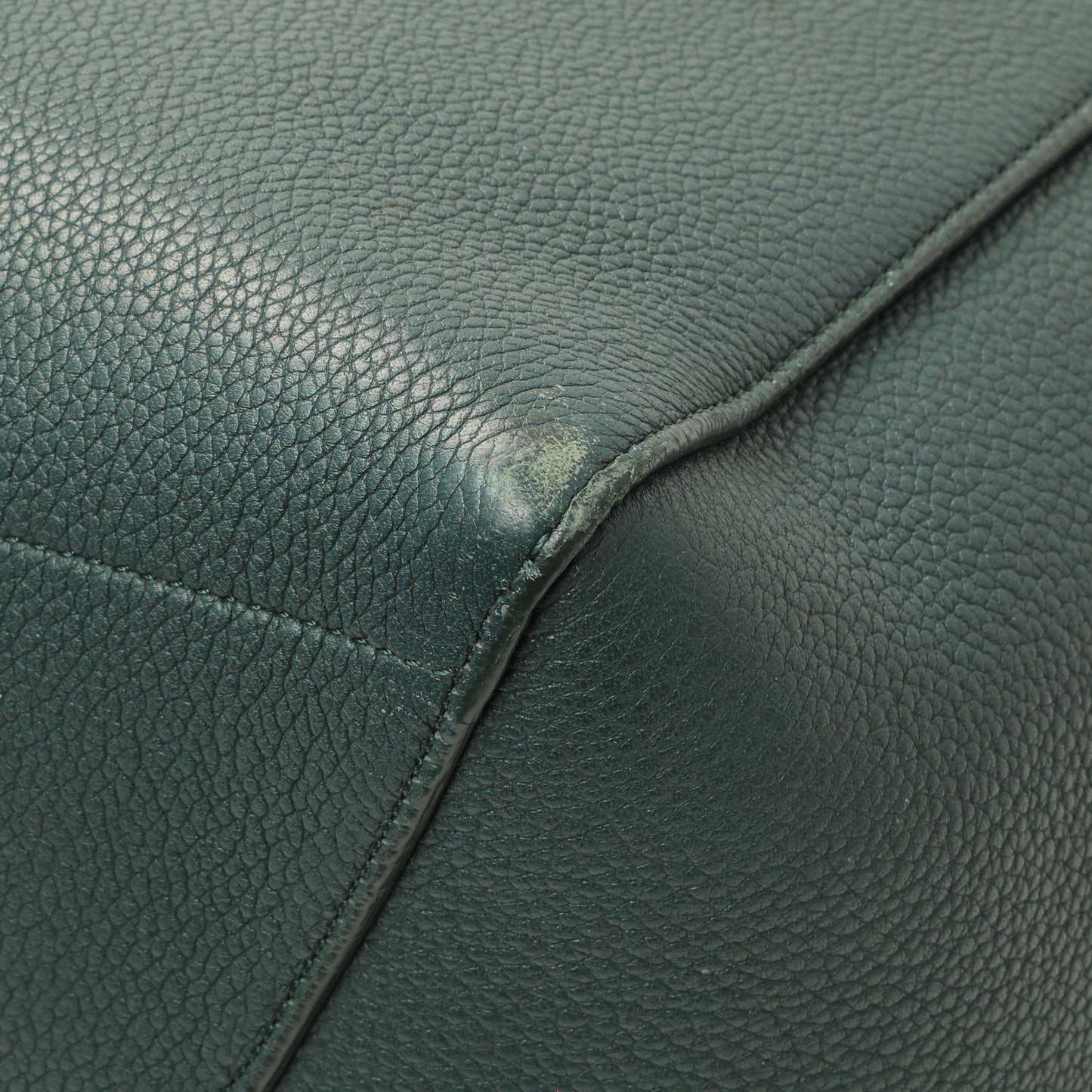 Exclusive Celine Amazone Soft Grained Calfskin Sangle Bucket Bag — Detail View