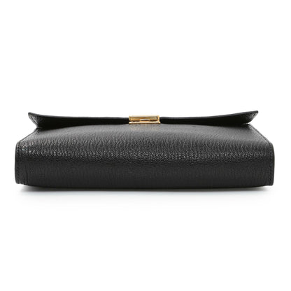 Exclusive Hermes Black Chèvre Mysore Clic 16 — Back View