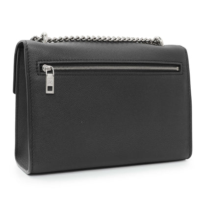Exclusive Louis Vuitton Black Soft Calfskin Mylockme Chain Bag — Side View