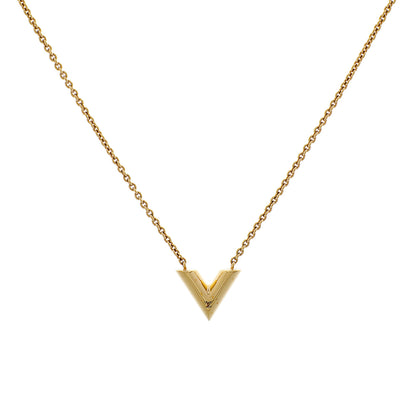 Exclusive Louis Vuitton Essential V Necklace — Front View