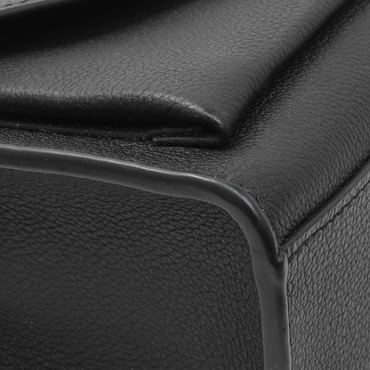 Exclusive Louis Vuitton Black Soft Calfskin Mylockme Chain Bag — Top View