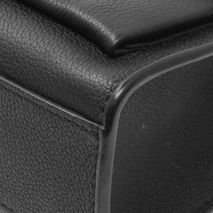 Exclusive Louis Vuitton Black Soft Calfskin Mylockme Chain Bag — Detail View
