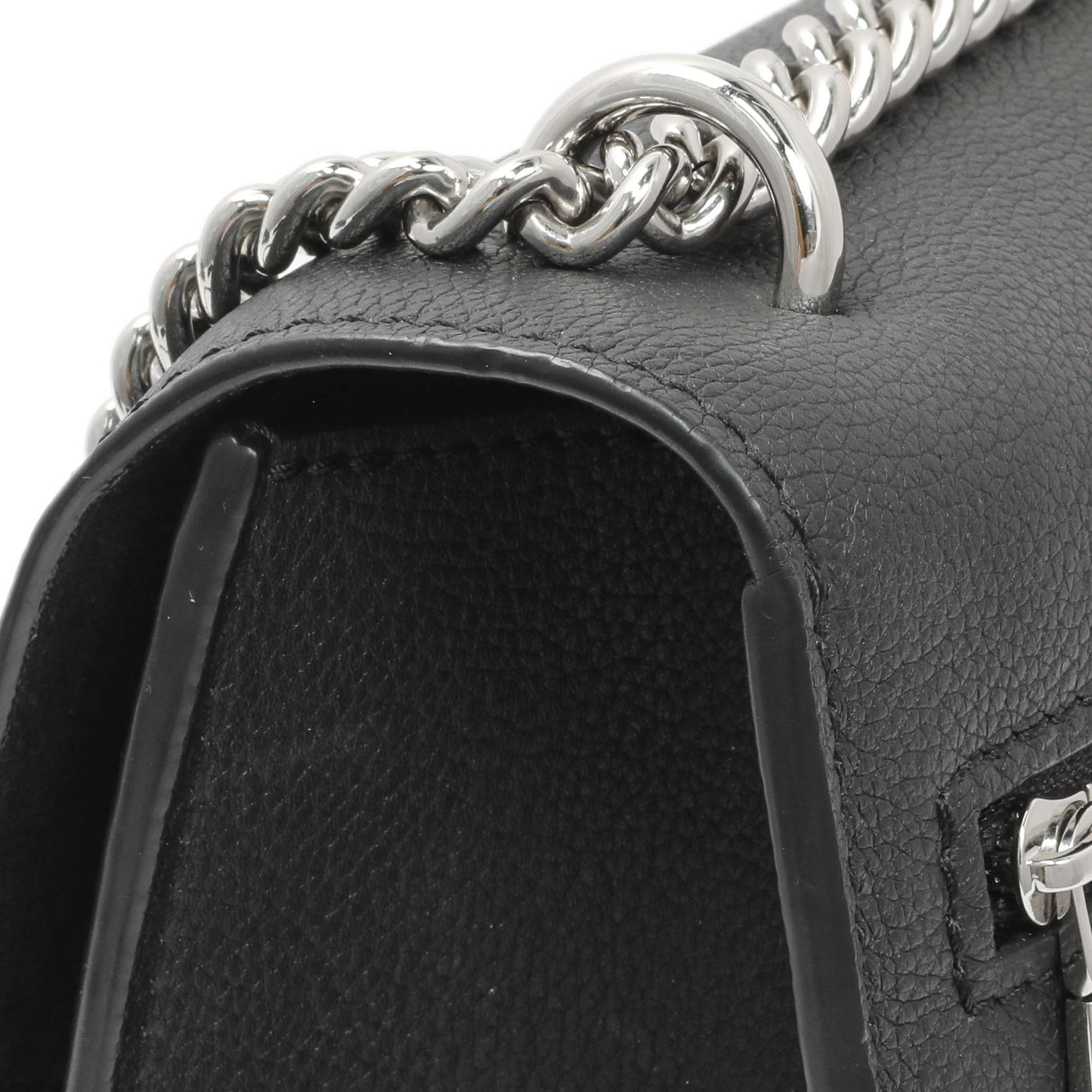 Exclusive Louis Vuitton Black Soft Calfskin Mylockme Chain Bag — Alternate View 11