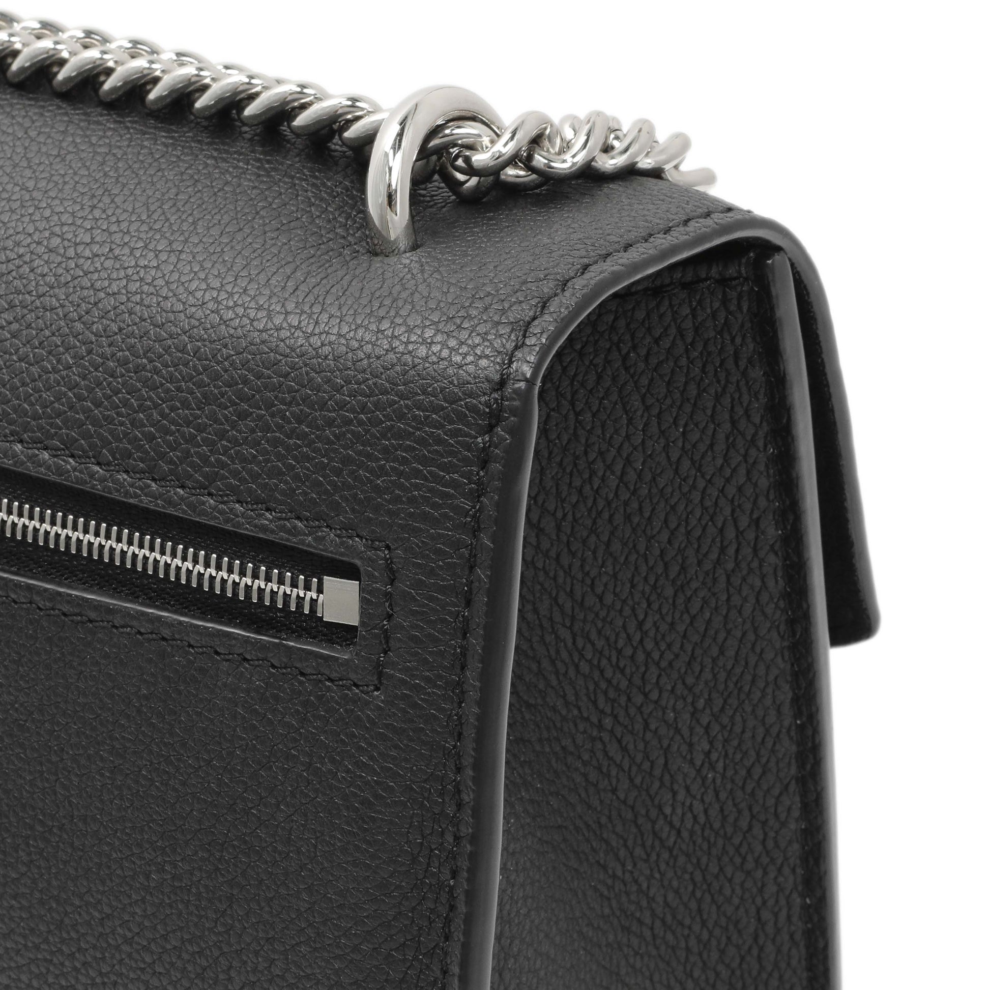 Exclusive Louis Vuitton Black Soft Calfskin Mylockme Chain Bag — Alternate View 12